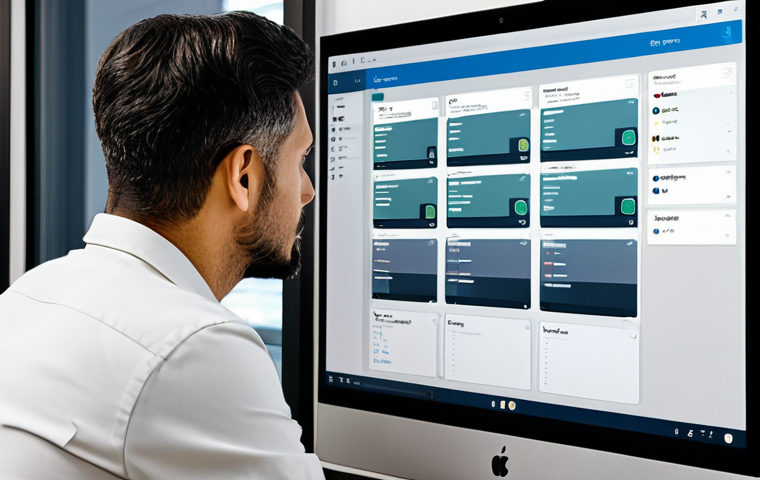 소통과 협업을 위한 디지털 플랫폼 활용법 - **Collaborative Document Editing:** A diverse team of colleagues collaboratively editing a report in...