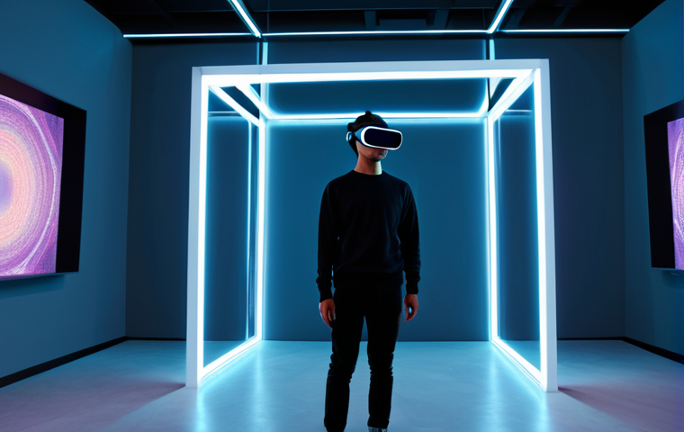 디지털 아트워크와 관련된 도구의 진화 - The Magic of Virtual Brushes: From Blank Canvas to Colorful Universe**
A female digital artist, mid-...