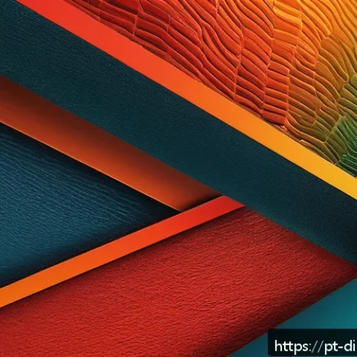 디지털 아트워크의 시각적 요소 분석 - A vibrant digital artwork showcasing the emotional power of color psychology: a dynamic composition ...