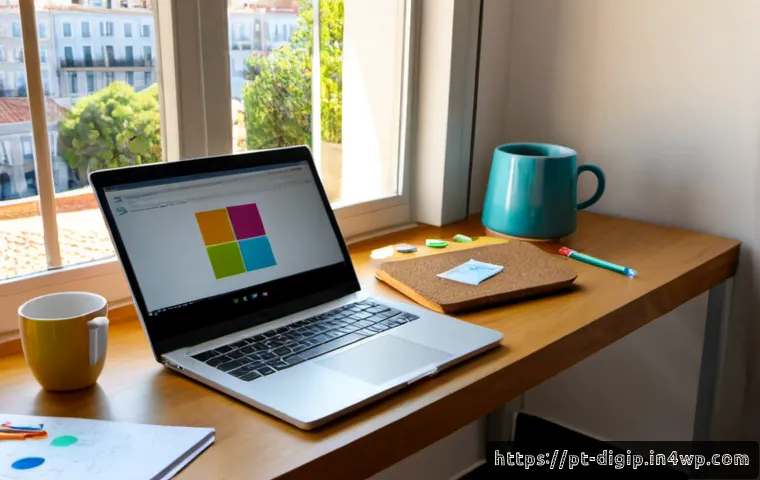 Home 16 창의성을 높이는 온라인 툴 활용 사례 - Photorealistic bright home office in Lisbon, a Portuguese-speaking creative professional using an on...